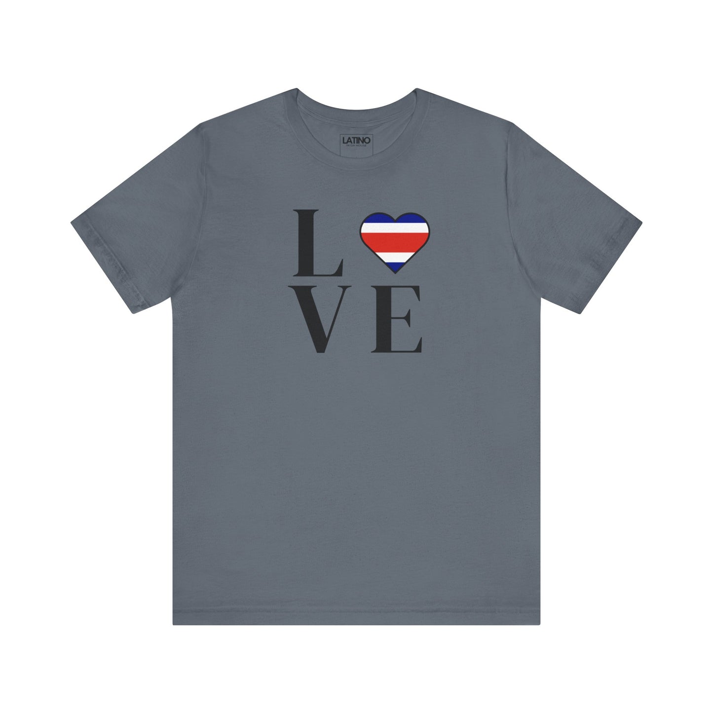 “LOVE” Heart Costa Rica Flag T-Shirt