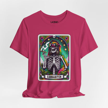 "Cannabitch Tarot Card" T-Shirt