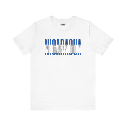 Nicaragua Flag Overlay T-Shirt