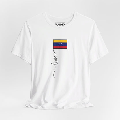 Venezuela Flag Love Script T-Shirt