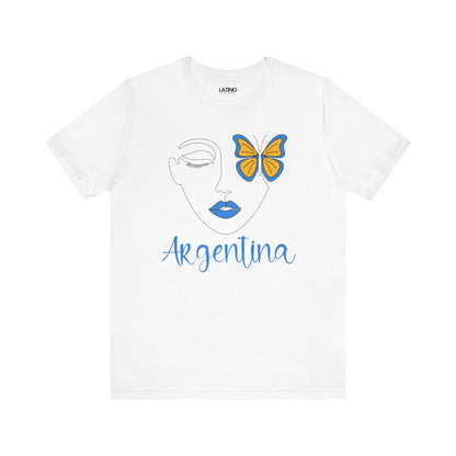 "Butterfly Argentina Face" T-Shirt