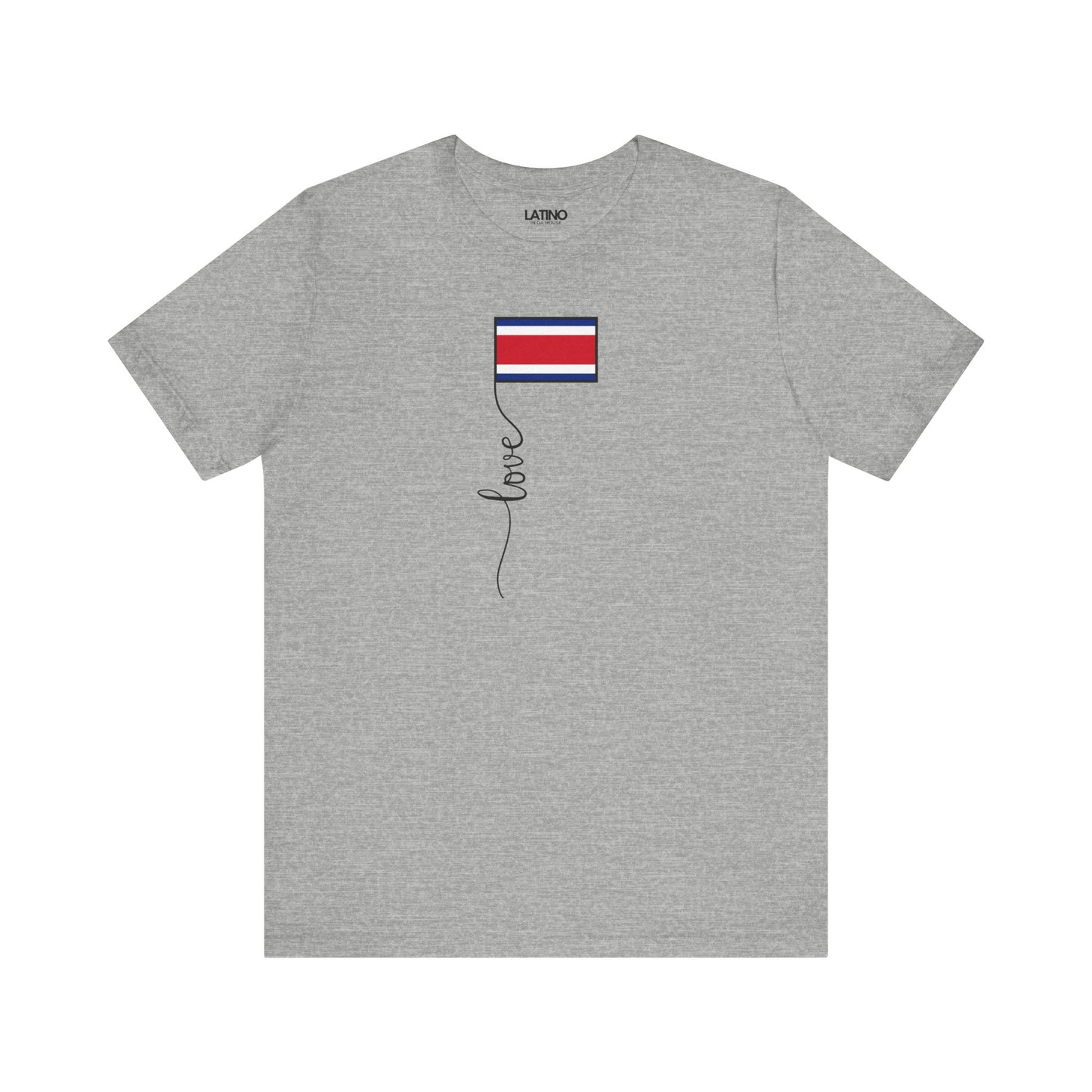 "Costa Rica Flag Love Script" T-Shirt