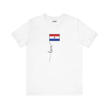 Paraguay Flag Love Script T-Shirt