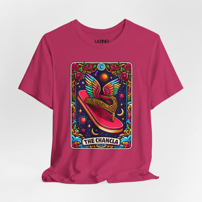 "The Chancla Tarot Card" T-Shirt