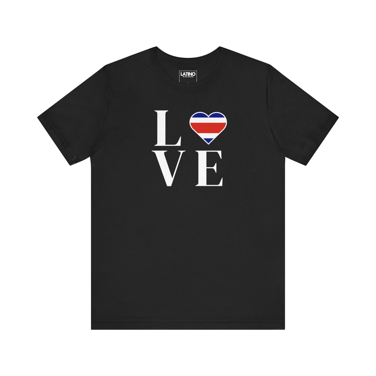 “LOVE” Heart Costa Rica Flag T-Shirt