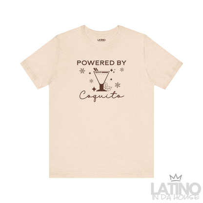 "Powered by Coquito" T-Shirt | Coquito Tee