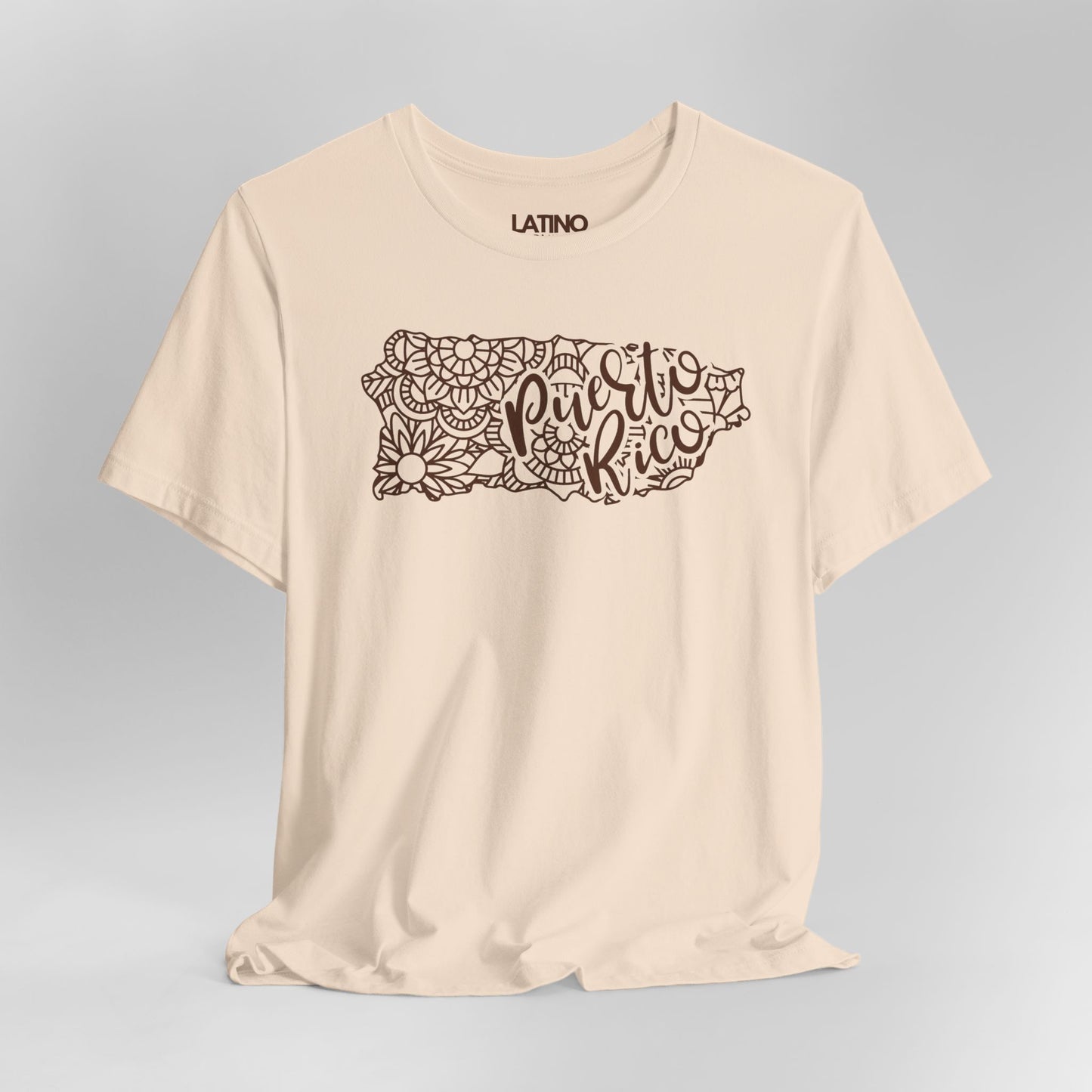 “Puerto Rico” Floral Map T-Shirt | Boricua Tee