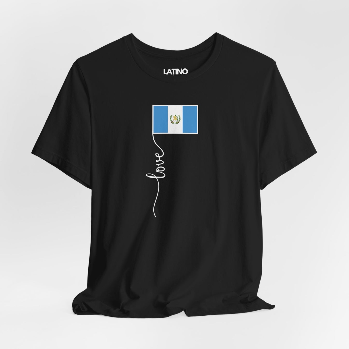 "Guatemala Flag Love Script" T-Shirt