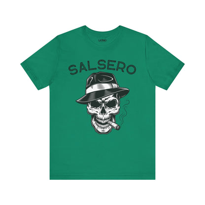 Salsero Skull in Fedora T-Shirt