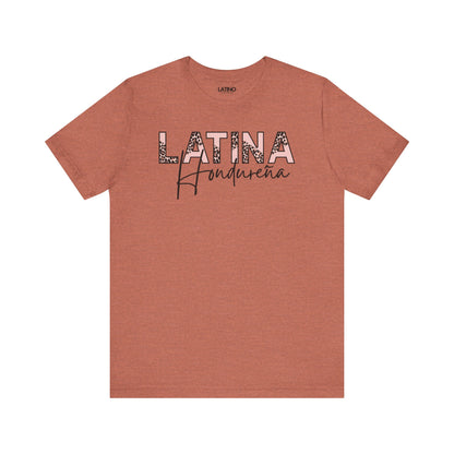 "Latina Hondureña Leopard Print" T-Shirt