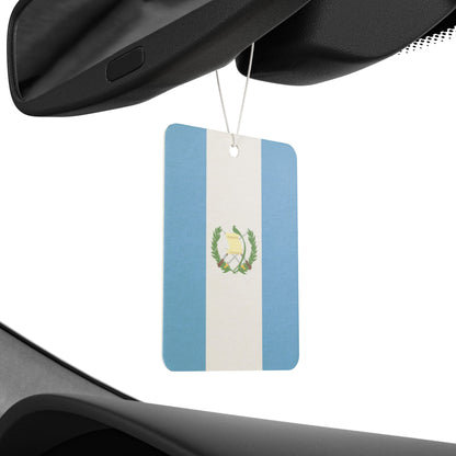 "Guatemala Flag" Car Air Freshener