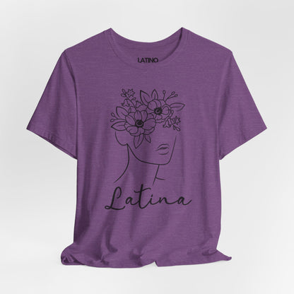 "Latina Flowers" Heather T-Shirt