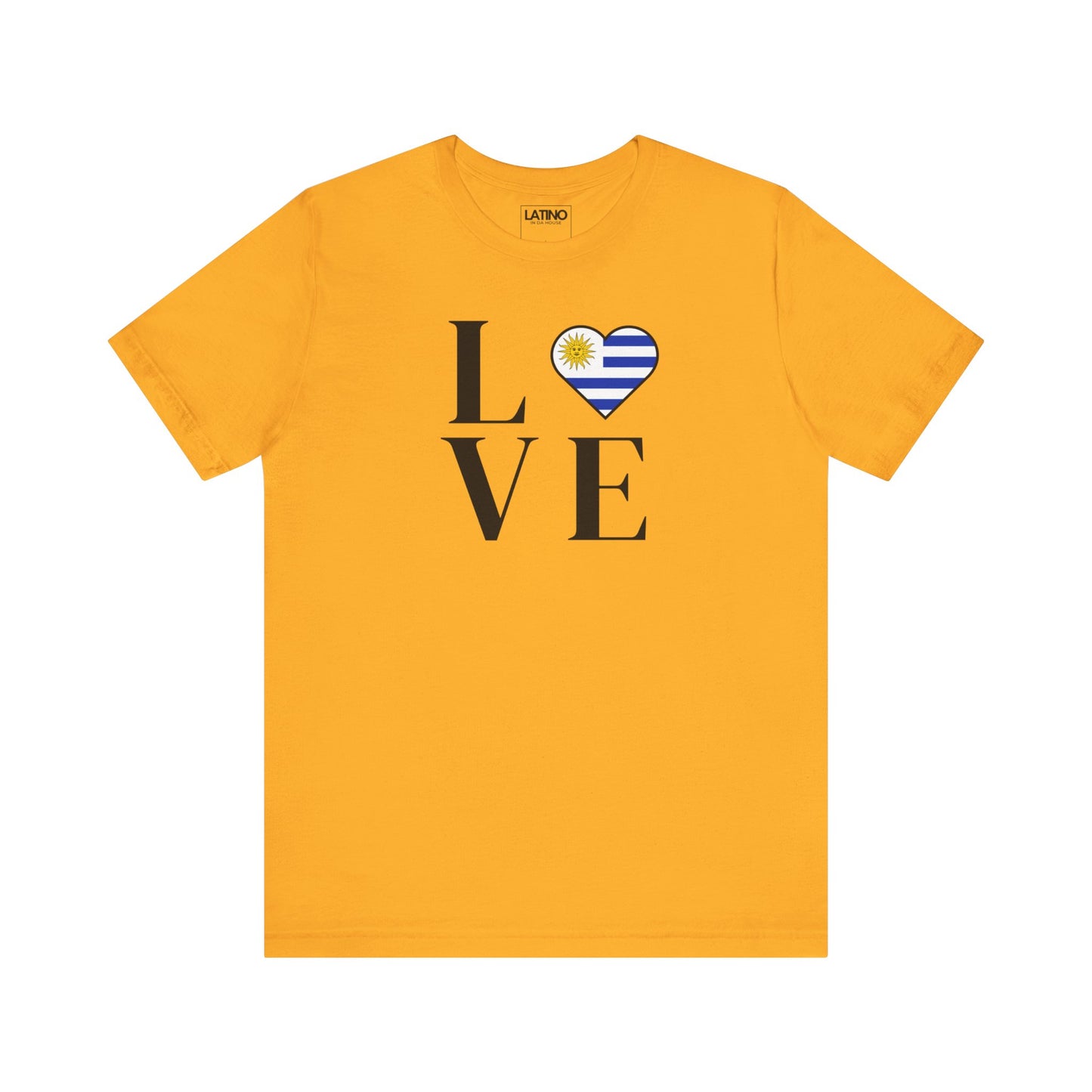 “LOVE” Heart Uruguay Flag T-Shirt