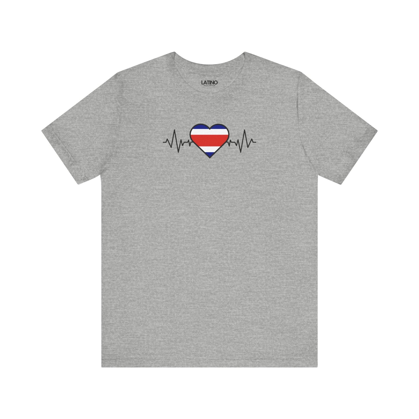 "Costa Rica Flag with Life-Line" T-Shirt