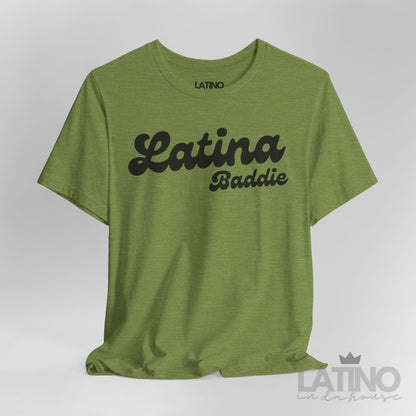 "Latina Baddie" Heather T-Shirt | Latina Tee