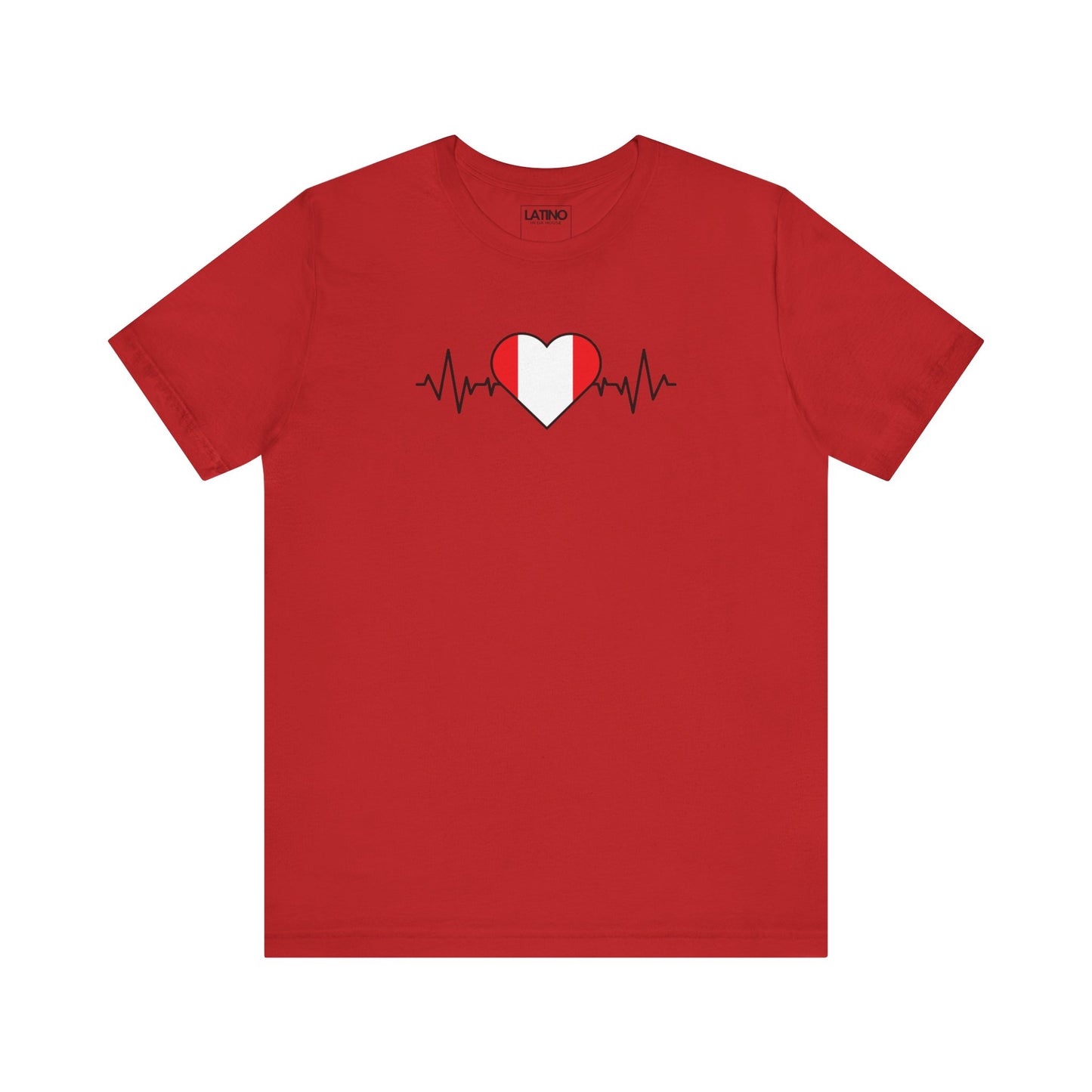 Peru Flag with Life-Line T-Shirt