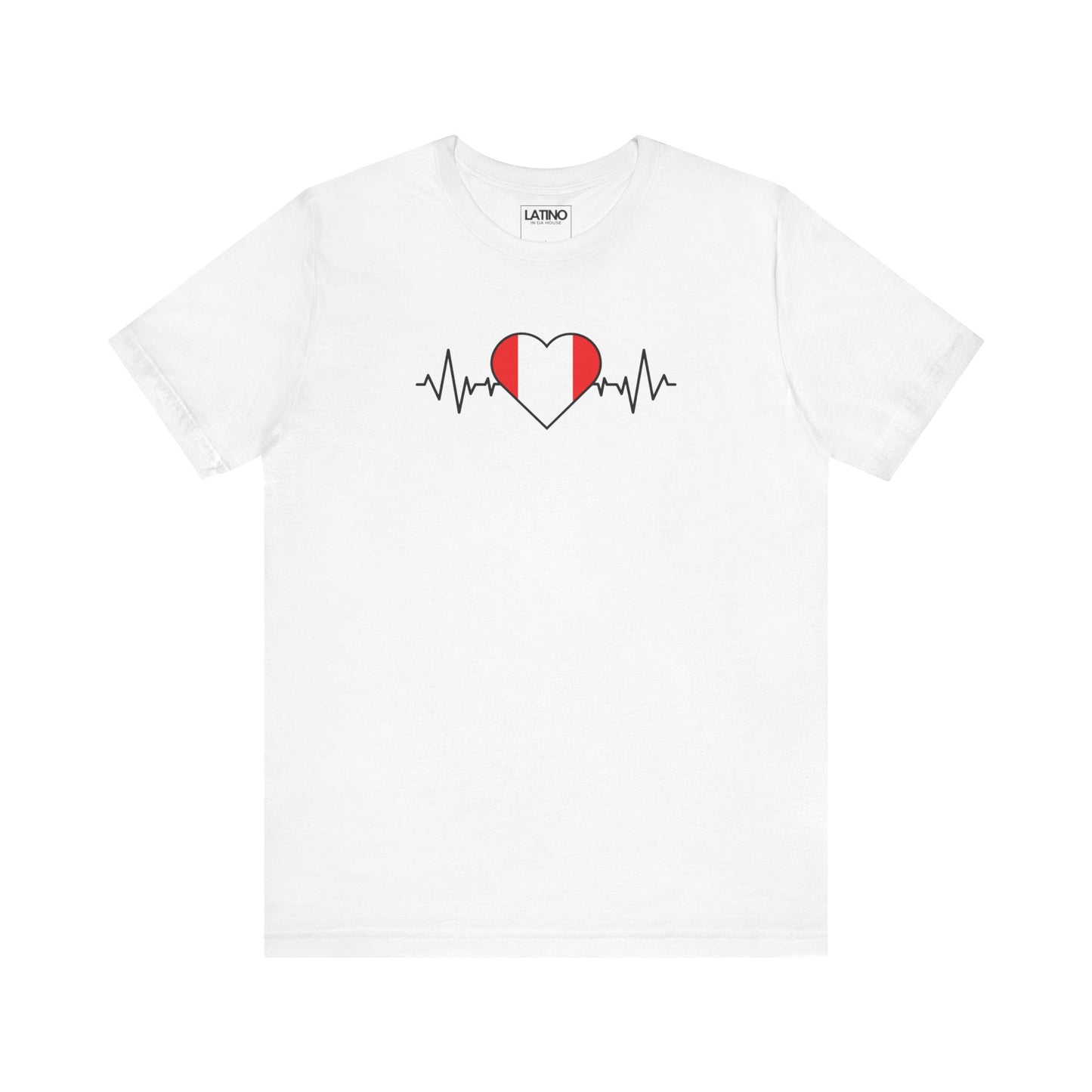 Peru Flag with Life-Line T-Shirt