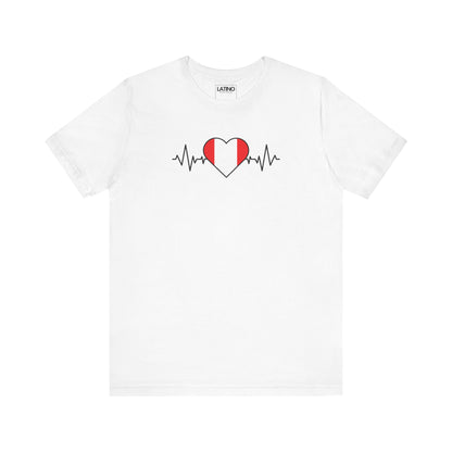 Peru Flag with Life-Line T-Shirt