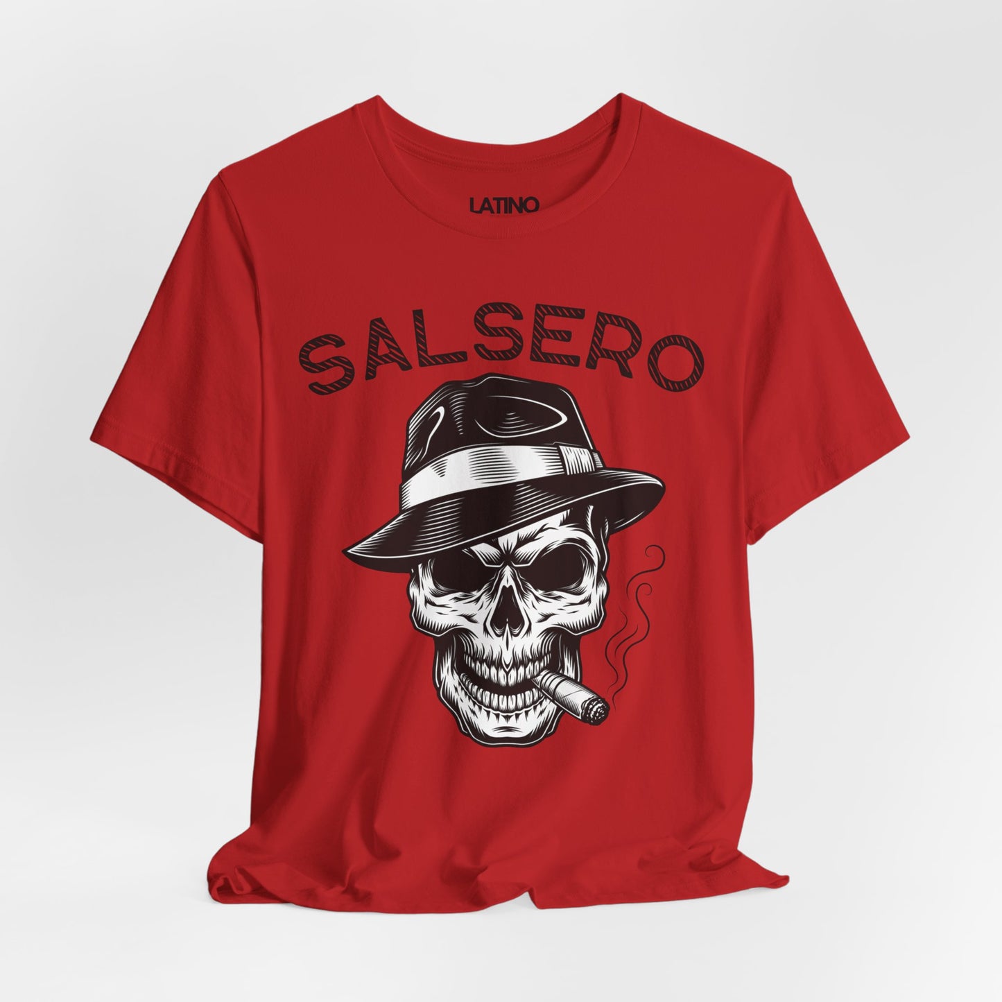 Salsero Skull in Fedora T-Shirt