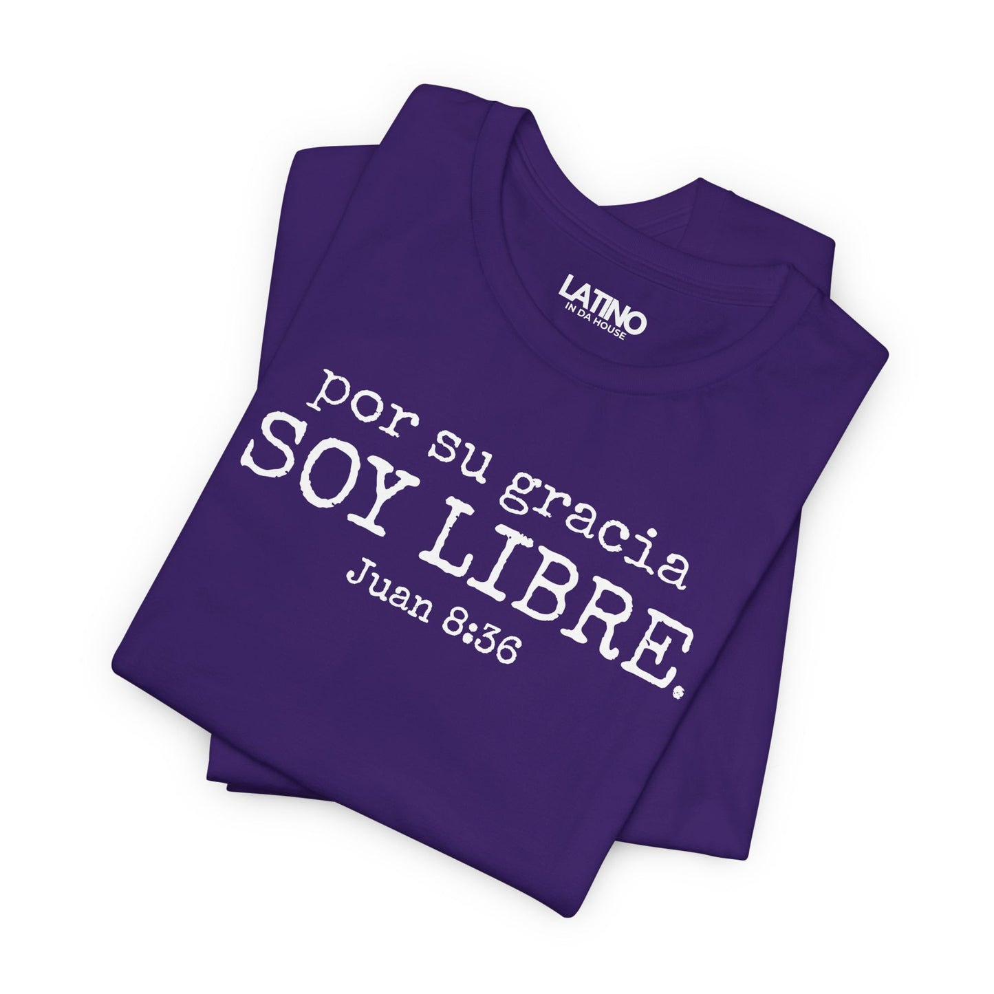 “Por Su Gracia Soy Libre” Faith T-Shirt
