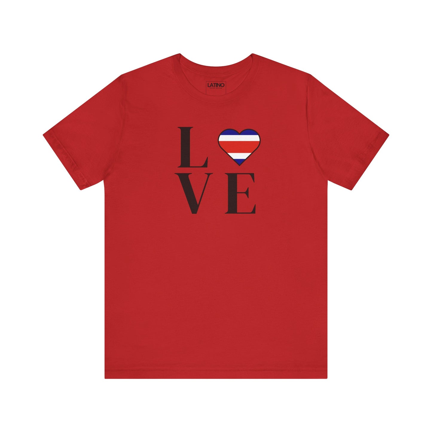 “LOVE” Heart Costa Rica Flag T-Shirt