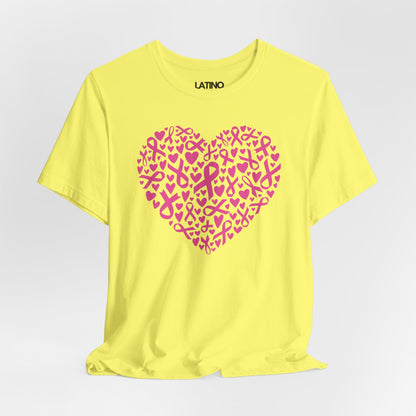 "Heart of Ribbons" Breast Cancer Awareness T-Shirt