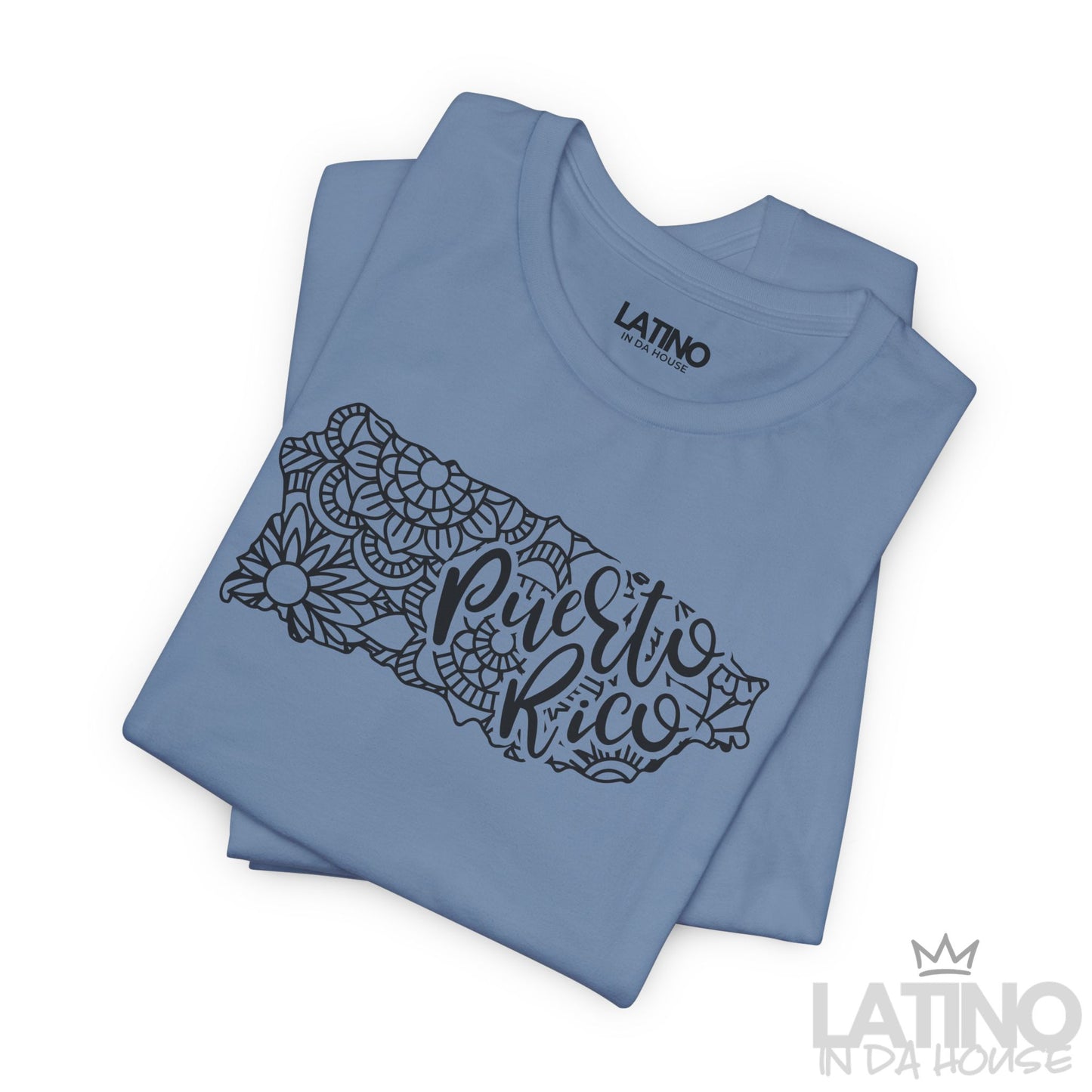 “Puerto Rico” Floral Map T-Shirt | Boricua Tee