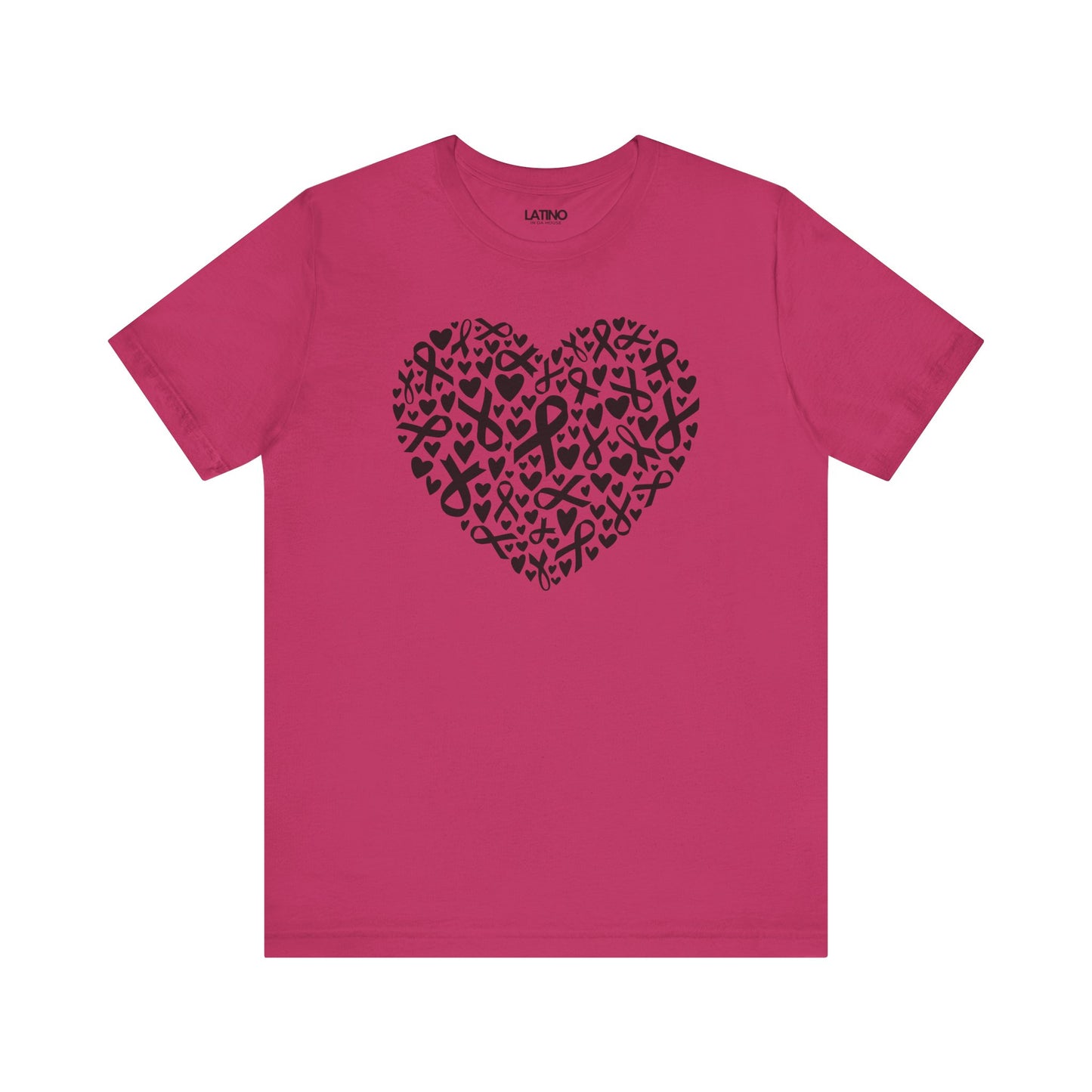 "Heart of Ribbons" Breast Cancer Awareness T-Shirt