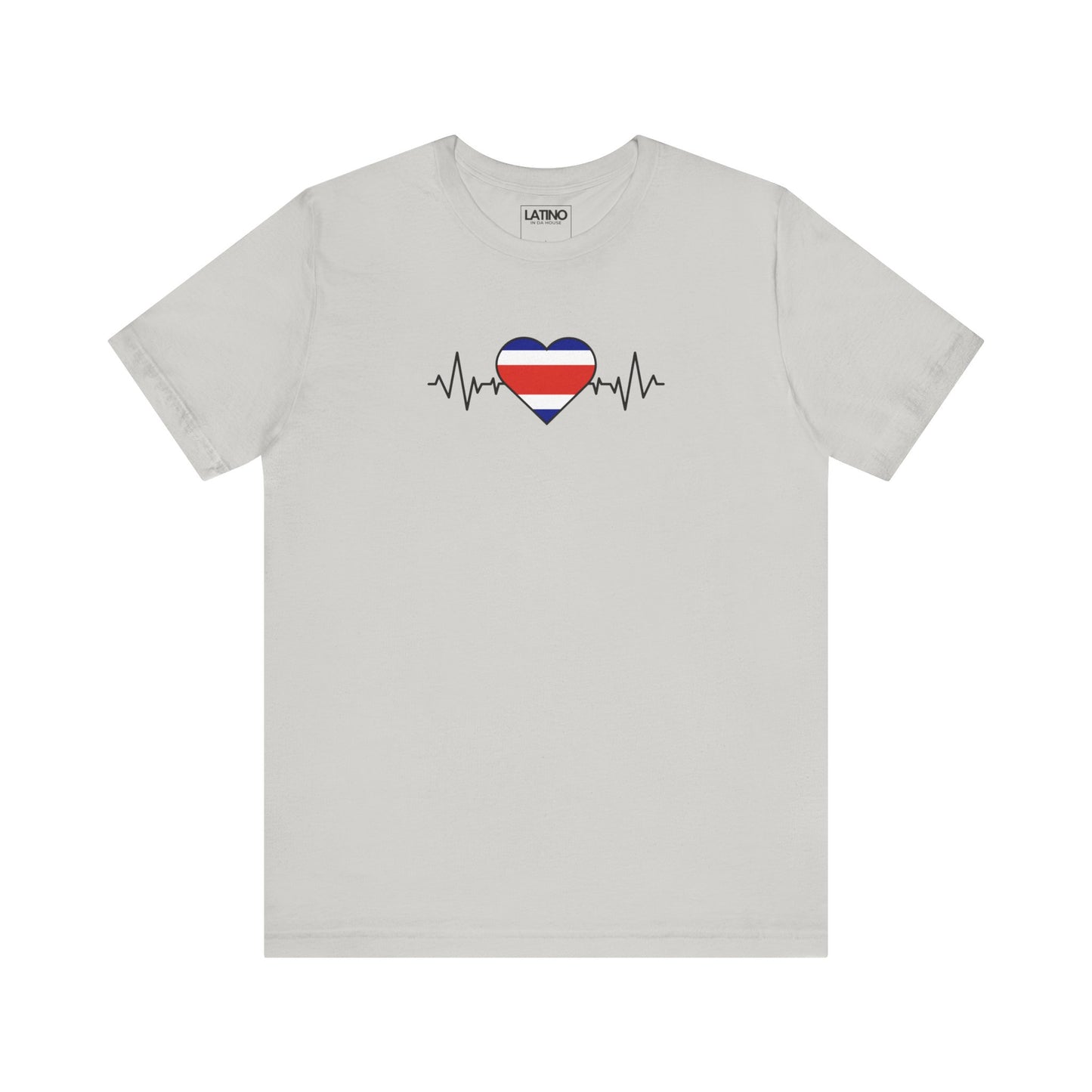 Costa Rica Flag with Life-Line T-Shirt