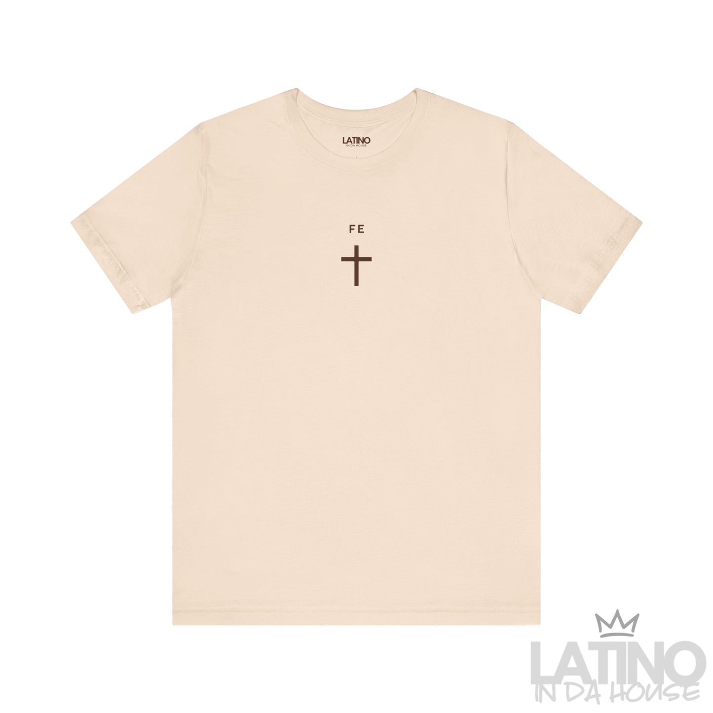 “Fe” T-Shirt | Minimal Cross Faith Tee