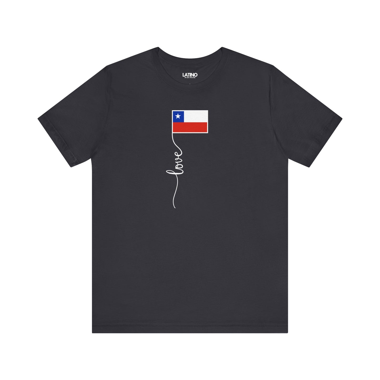 "Chile Flag Love Script" T-Shirt