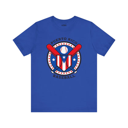 "Puerto Rico Baseball Flag" T-Shirt