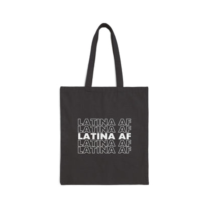 "Latina AF" Canvas Tote Bag