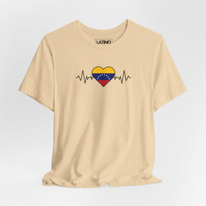 Venezuela Heart Flag Life-line T-Shirt