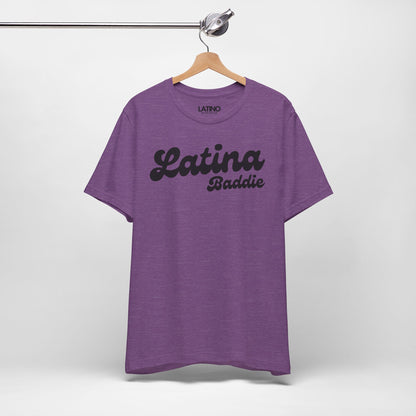 "Latina Baddie" Heather T-Shirt | Latina Tee
