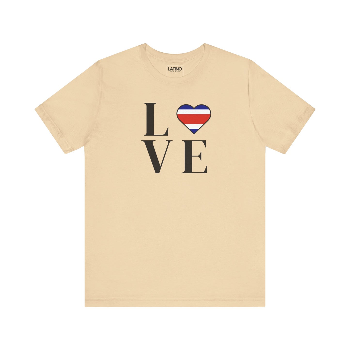 “LOVE” Heart Costa Rica Flag T-Shirt