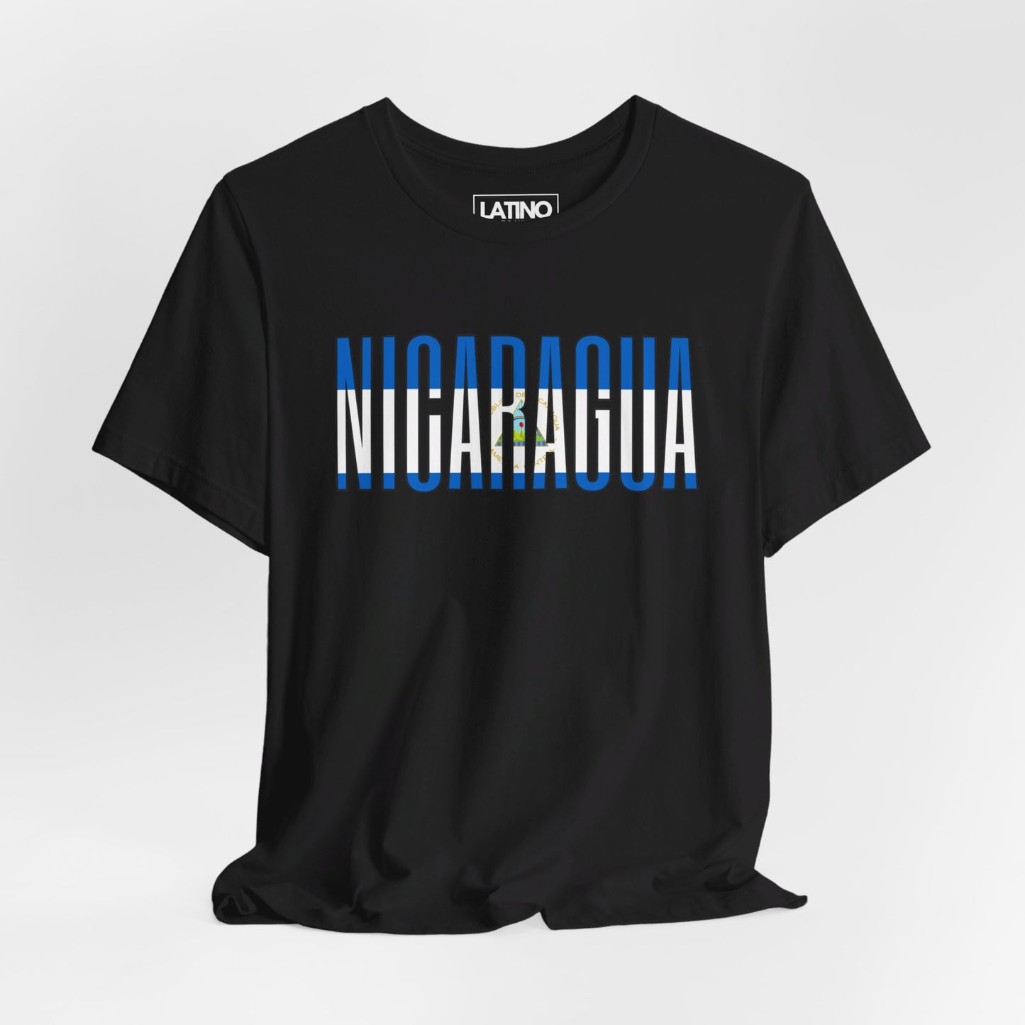 Nicaragua Flag Overlay T-Shirt