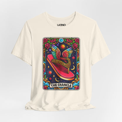 "The Chancla Tarot Card" T-Shirt