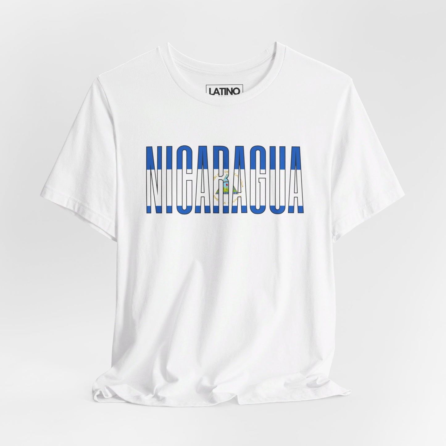 Nicaragua Flag Overlay T-Shirt