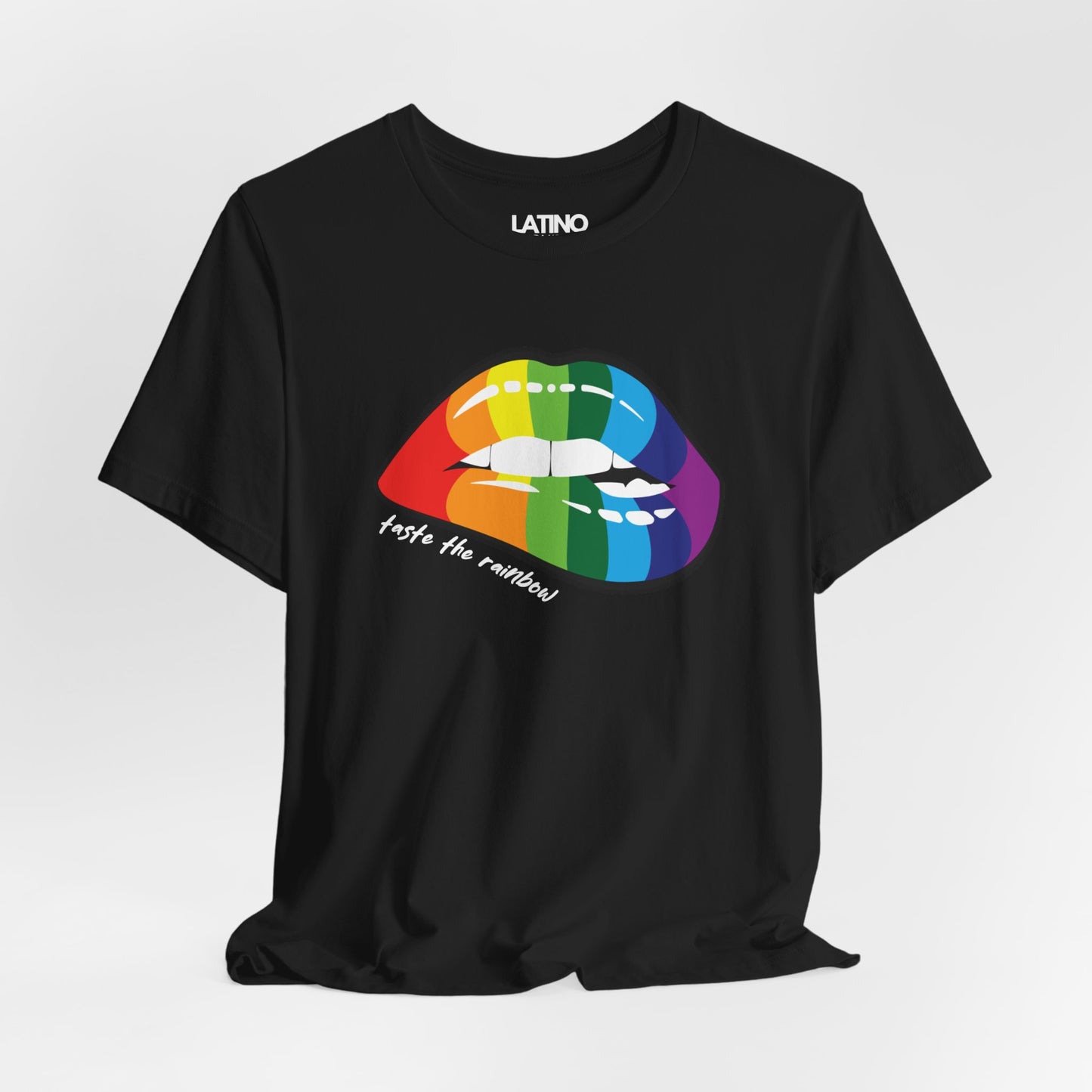 Taste the Rainbow Lips Gay Pride T-Shirt