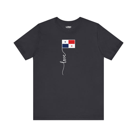 "Panama Flag Love Script" T-Shirt