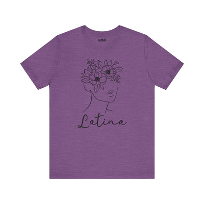 "Latina Flowers" Heather T-Shirt
