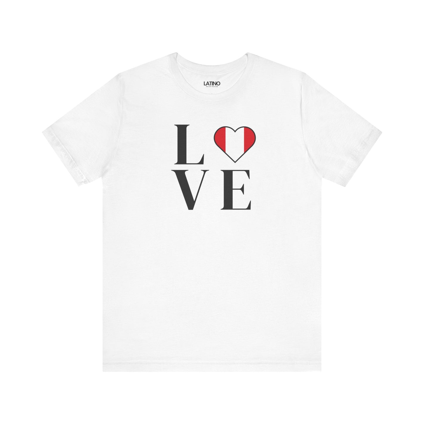 “LOVE” Heart Peru Flag T-ShIrt