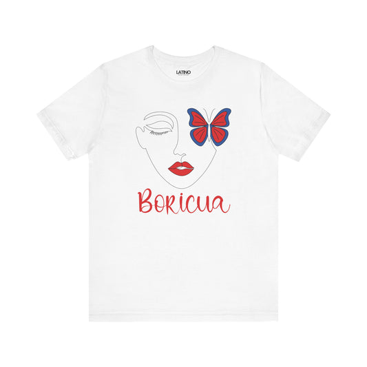"Butterfly Boricua Face" T-Shirt