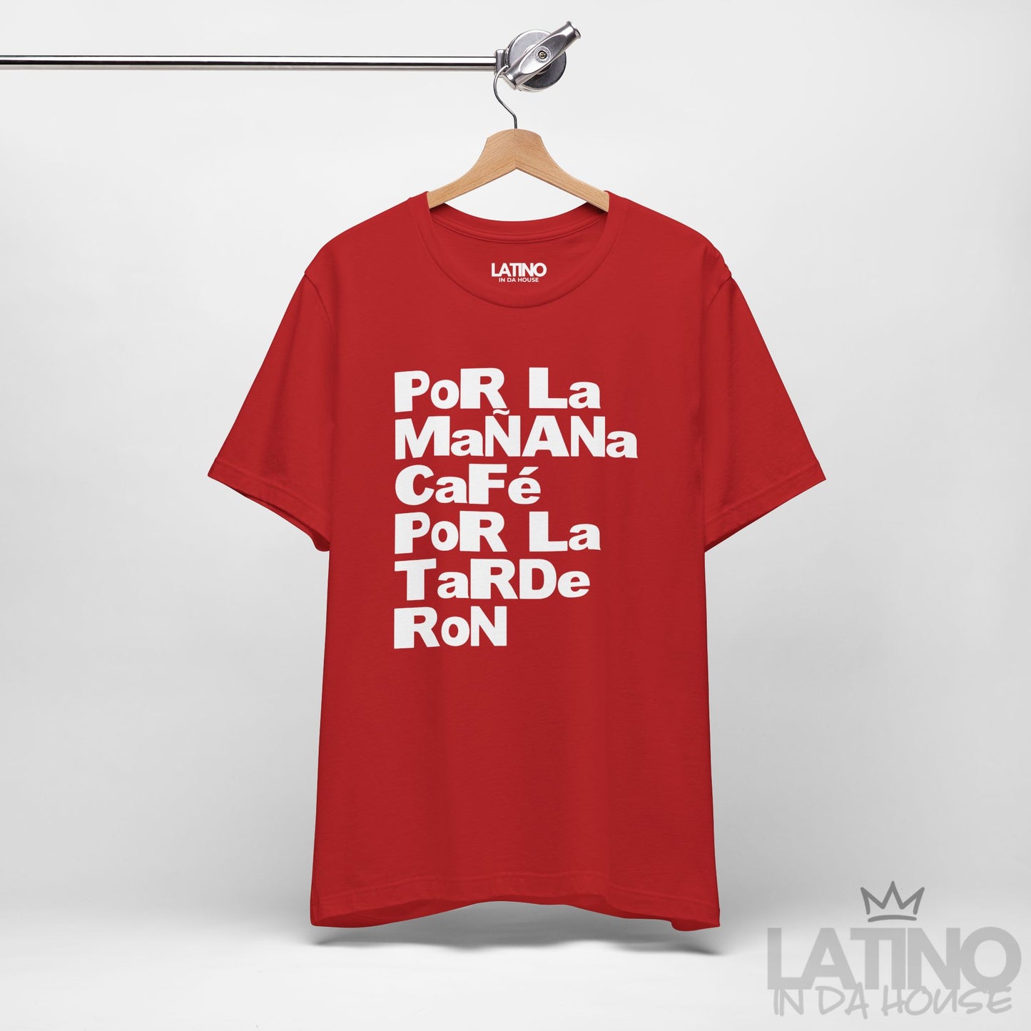 "Por la Mañana Café, Tarde Ron" T-Shirt
