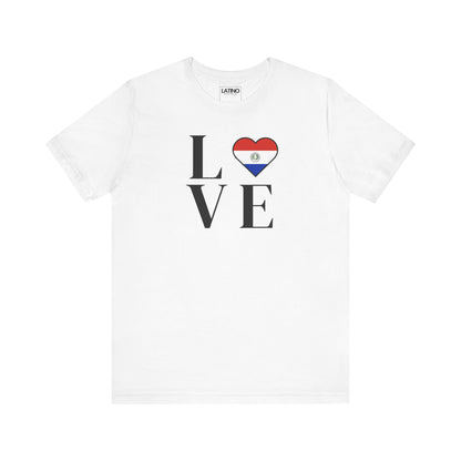 “LOVE” Heart Paraguay Flag T-ShIrt