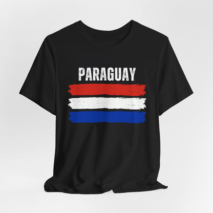 Paraguay Brushstroke Flag T-Shirt