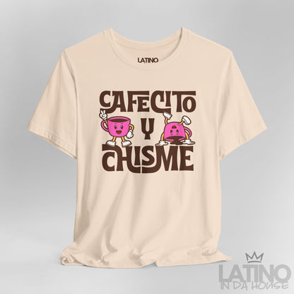 "Cafecito y Chisme" T-Shirt | Café Tee
