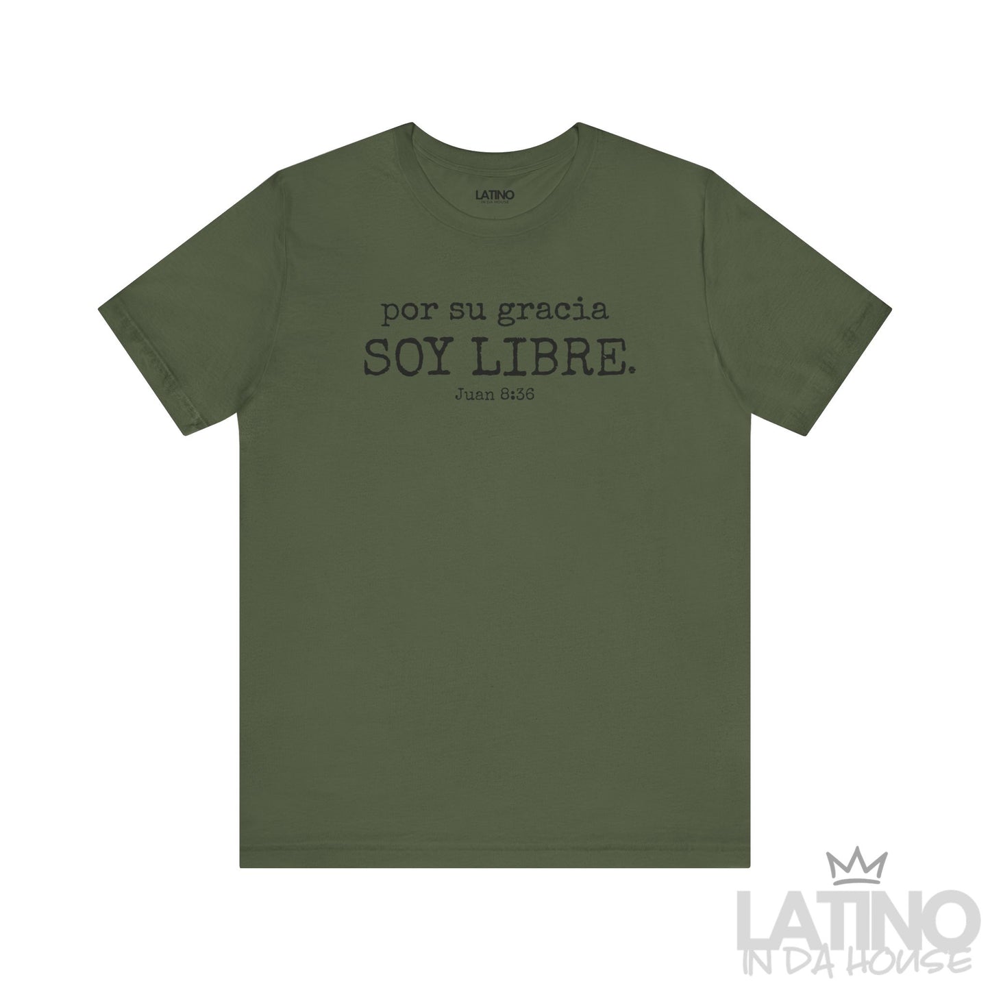 “Por Su Gracia Soy Libre” Faith T-Shirt