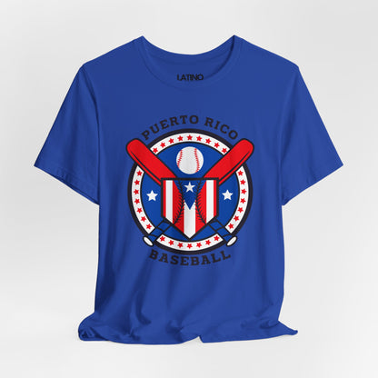 "Puerto Rico Baseball Flag" T-Shirt